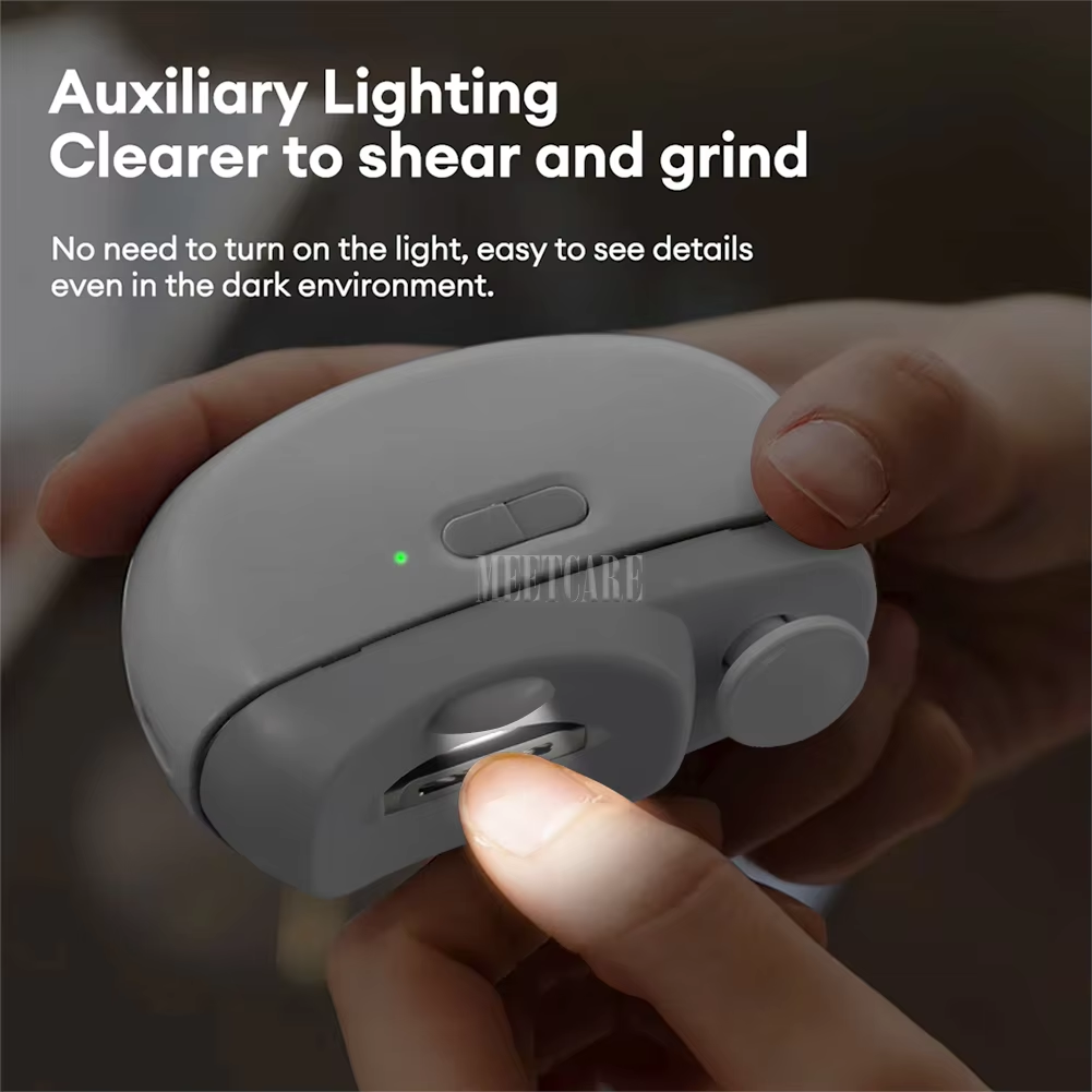 2-in-1 Cordless Nail Clipper, Grinder for Adults and Children, Nail Polish Remover