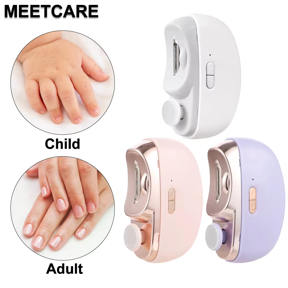 2-in-1 Cordless Nail Clipper, Grinder for Adults and Children, Nail Polish Remover