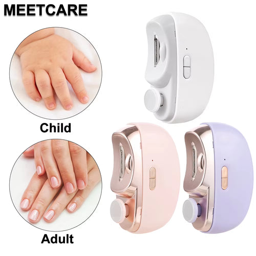 2-in-1 Cordless Nail Clipper, Grinder for Adults and Children, Nail Polish Remover