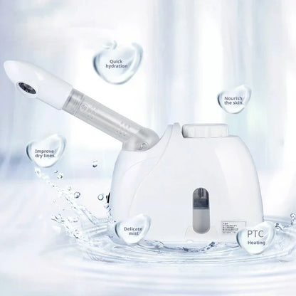 360° Rotating Hot Mist Facial Vaporizer