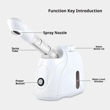 360° Rotating Hot Mist Facial Vaporizer